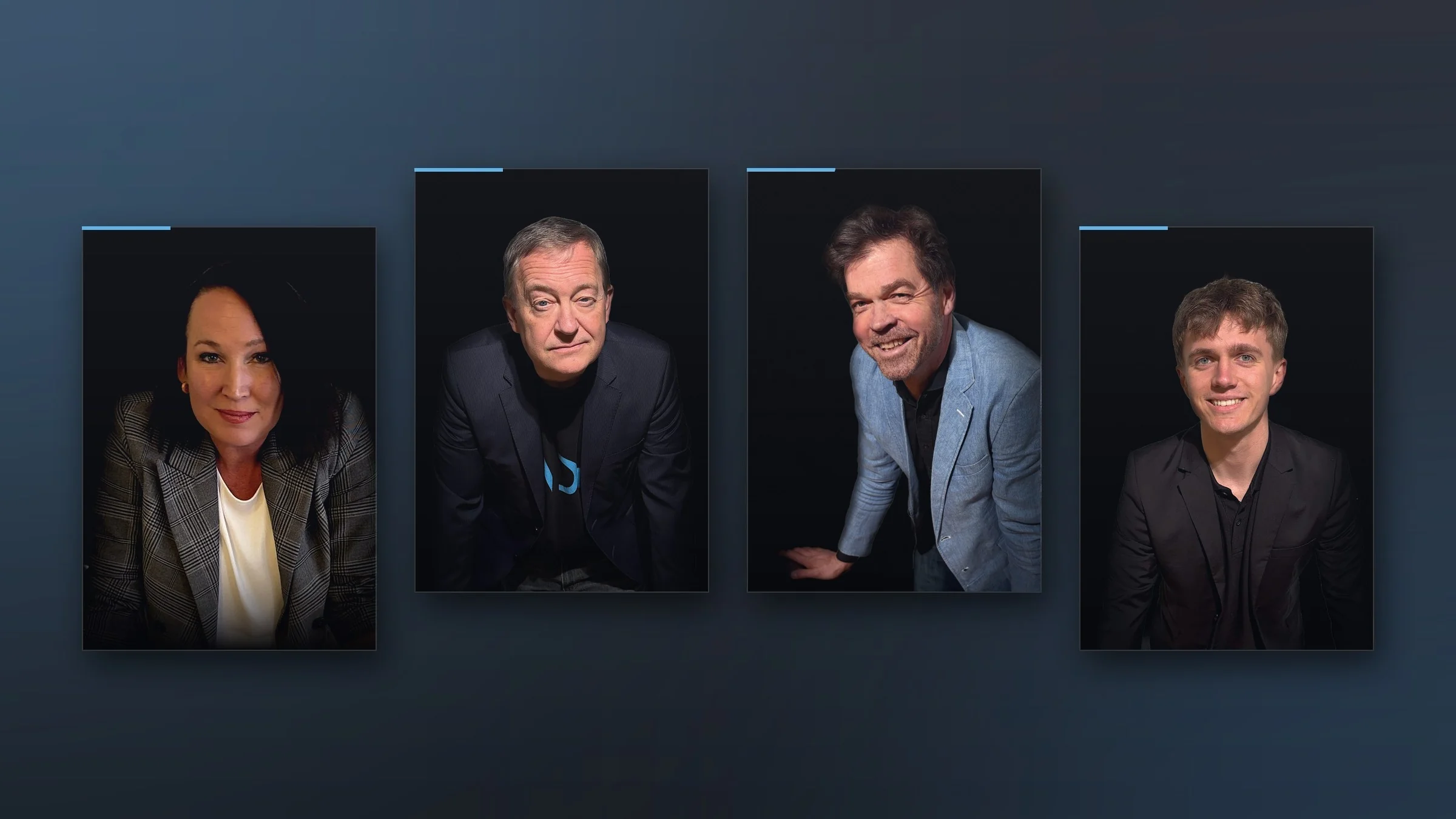 Sonja Schustereit, Boris von der Linde, Bernhard Schade und Justus Mucha — das Beraterteam von SVDL